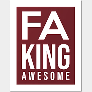 Fa King Awesome Mother's Day Gift Posters and Art